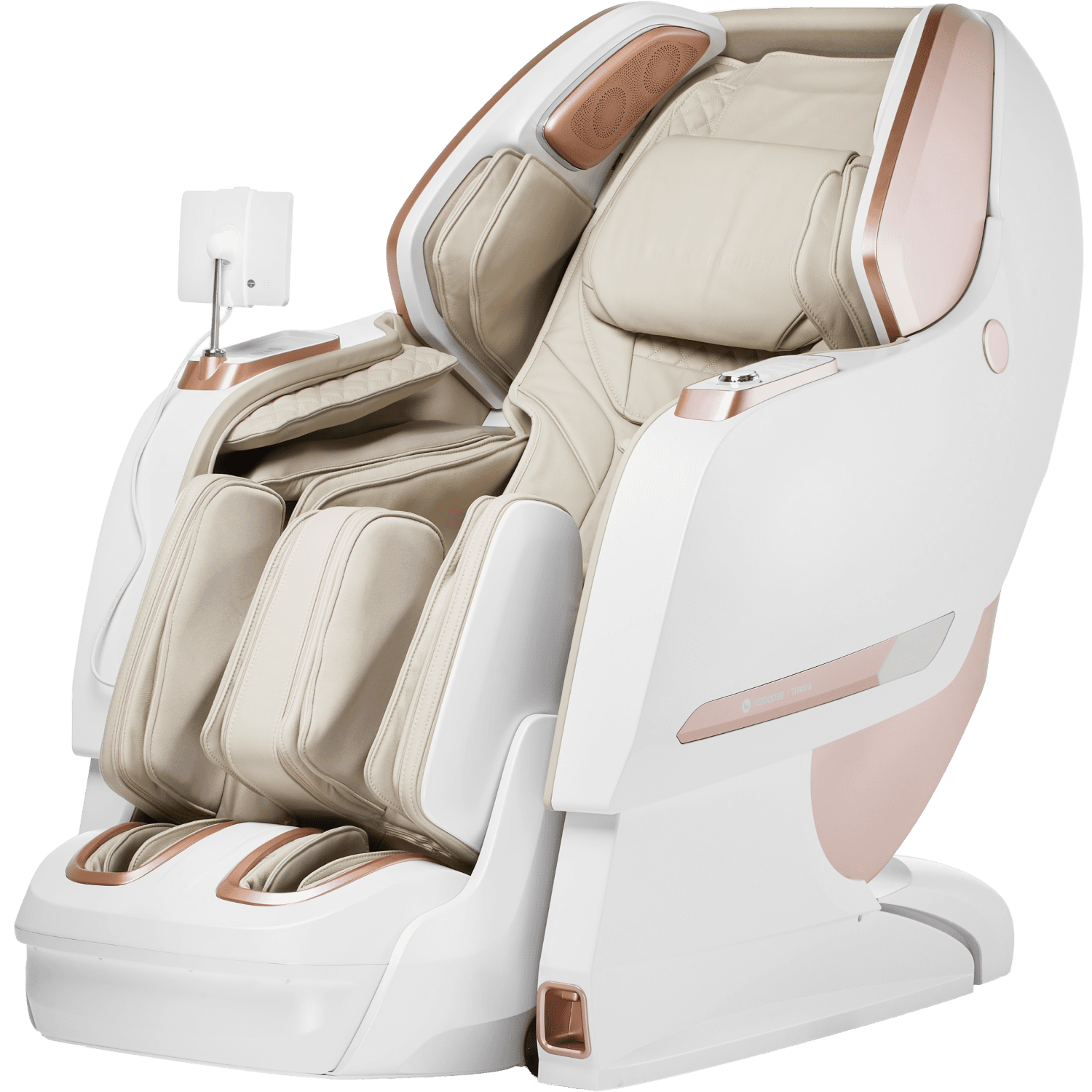 TITAN II Massagestoel van echt leer