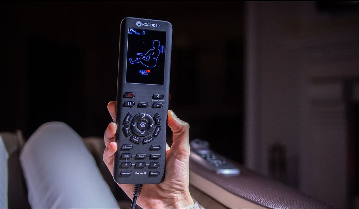 Afstandsbediening met opbergvak