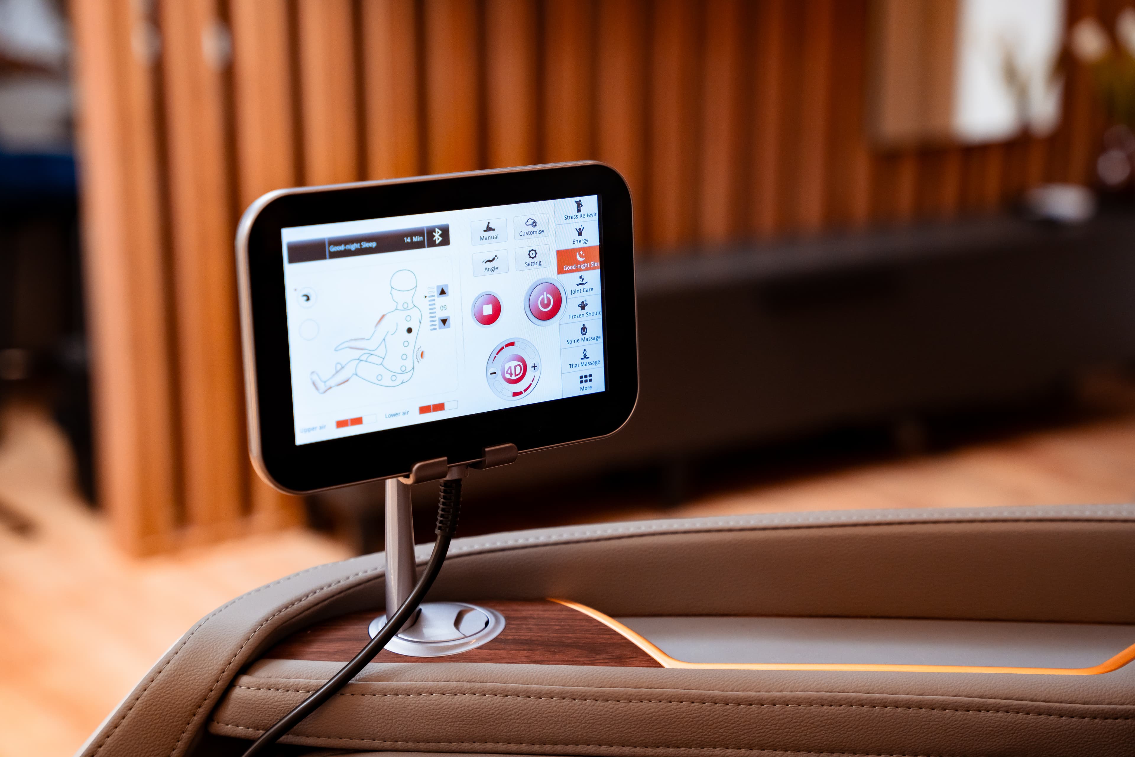 7-inch tablet en sfeerverlichting