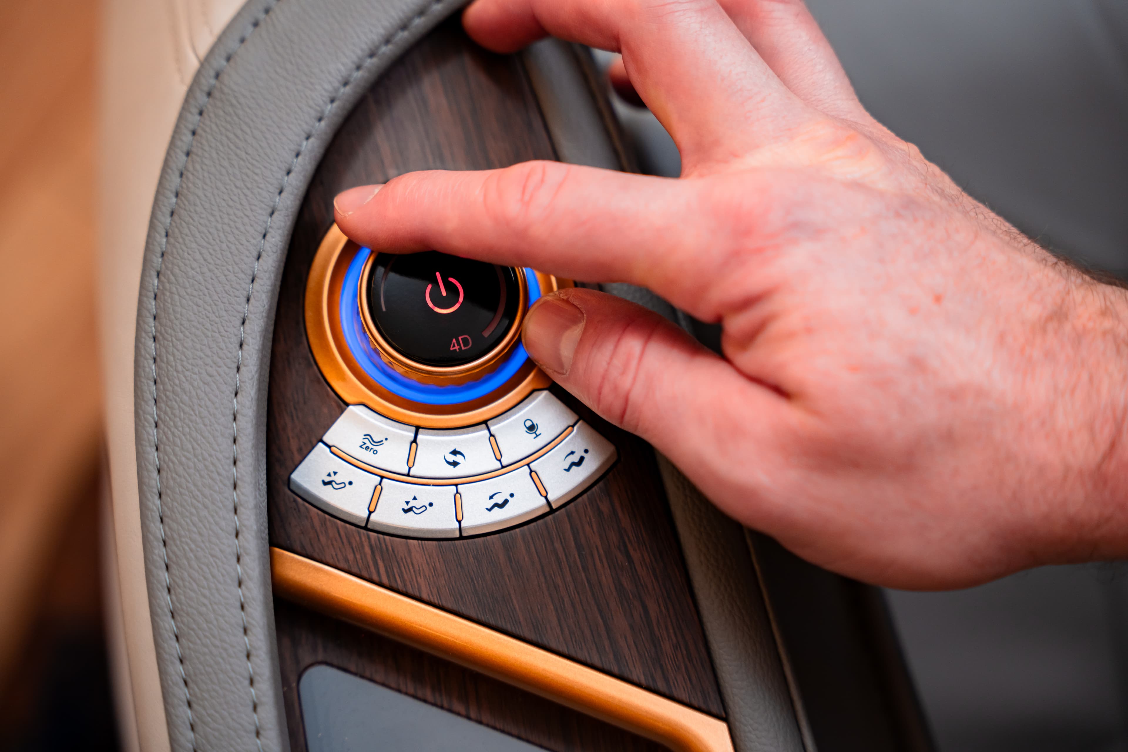 4D afstandsbediening. Snelle knoppen.