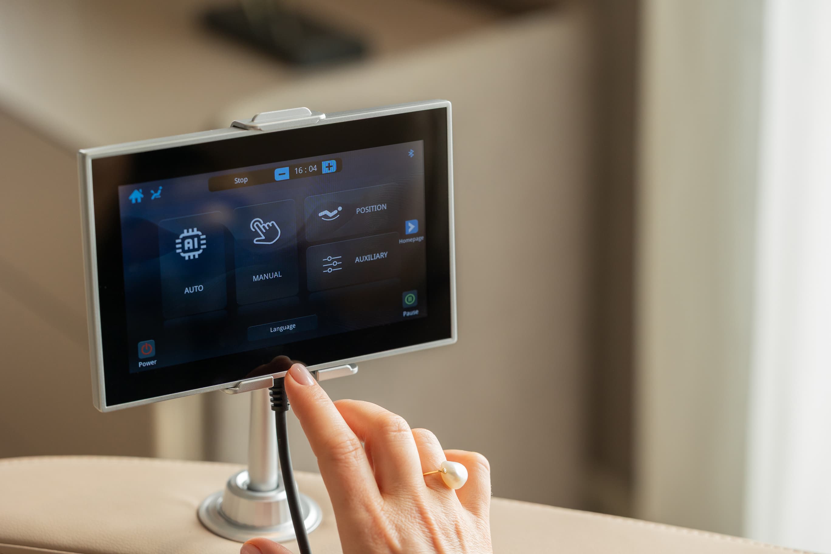 Bedieningsdisplay met touchscreen