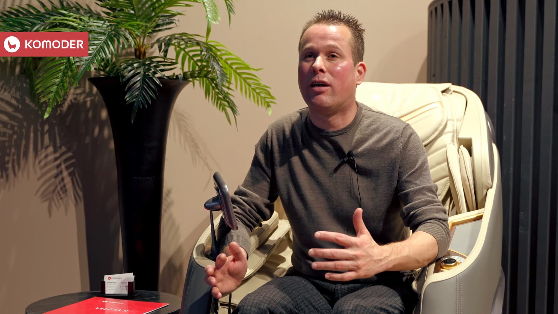 Lukas finds relief for his lower back